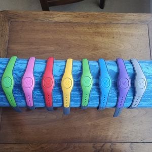 Set of 6 WDW Disney Parks Magic Bands for Cory R